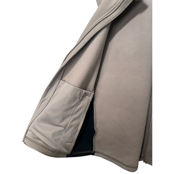 Sold Spyder Bandit Vest Men Large Beige Waffle Thermal Knit Full Zip Outdoor gor - Picture 5 of 14